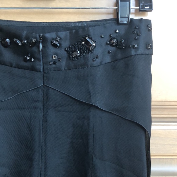 NWT Emporio Armani strapless jewel beaded 100% silk flyaway layered minidress - Picture 11 of 15